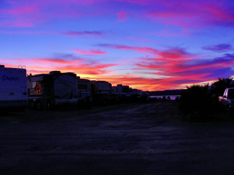 Campbell Cove RV Resort Sunset