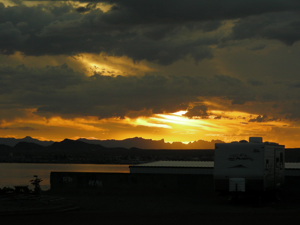 Campbell Cove RV Resort Sunset