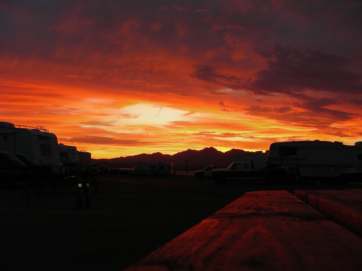 Campbell Cove RV Resort Sunset