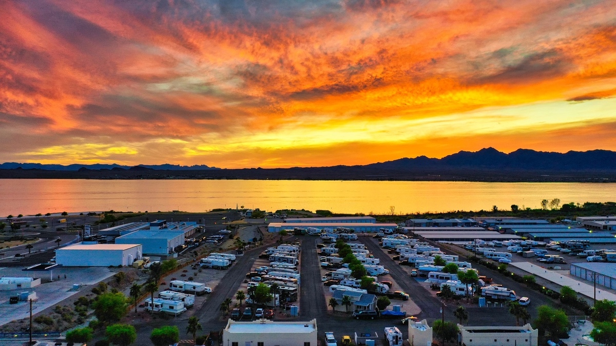 Campbell Cove RV Resort Sunset