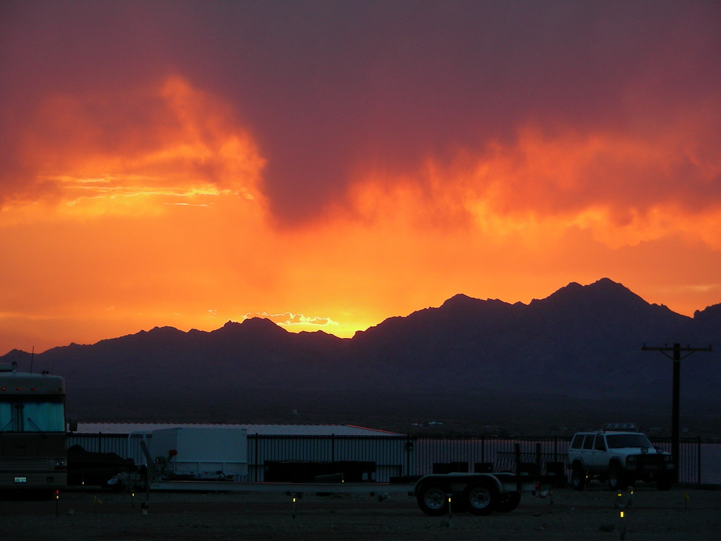 Campbell Cove RV Resort Sunset