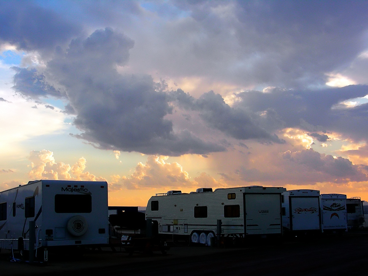 Campbell Cove RV Resort Sunset