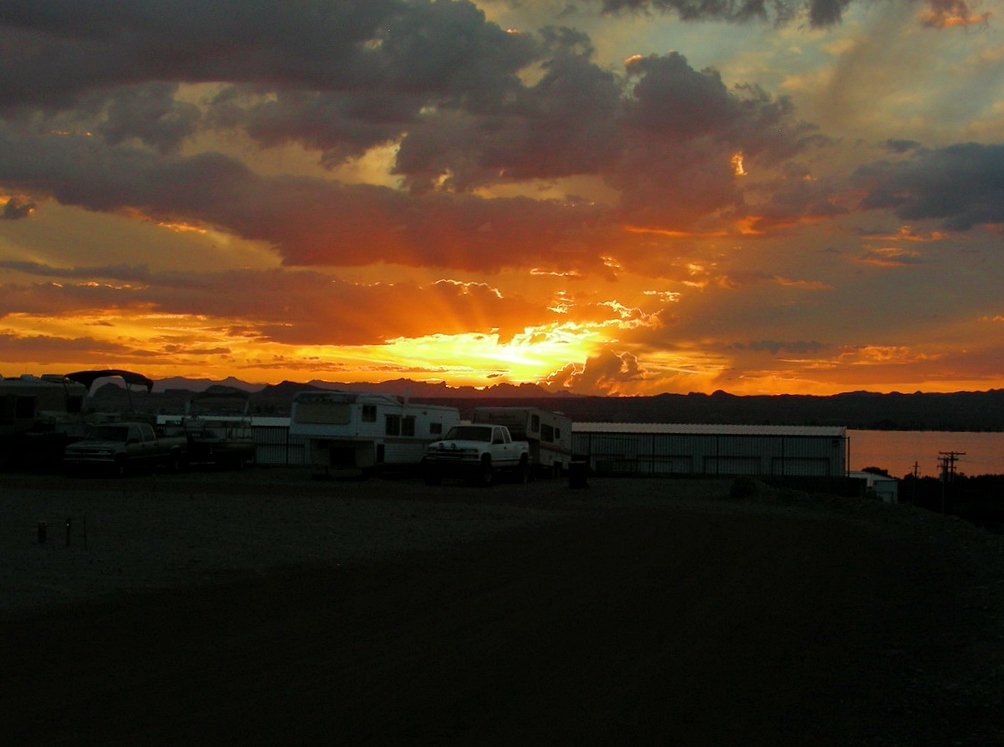 Campbell Cove RV Resort Sunset