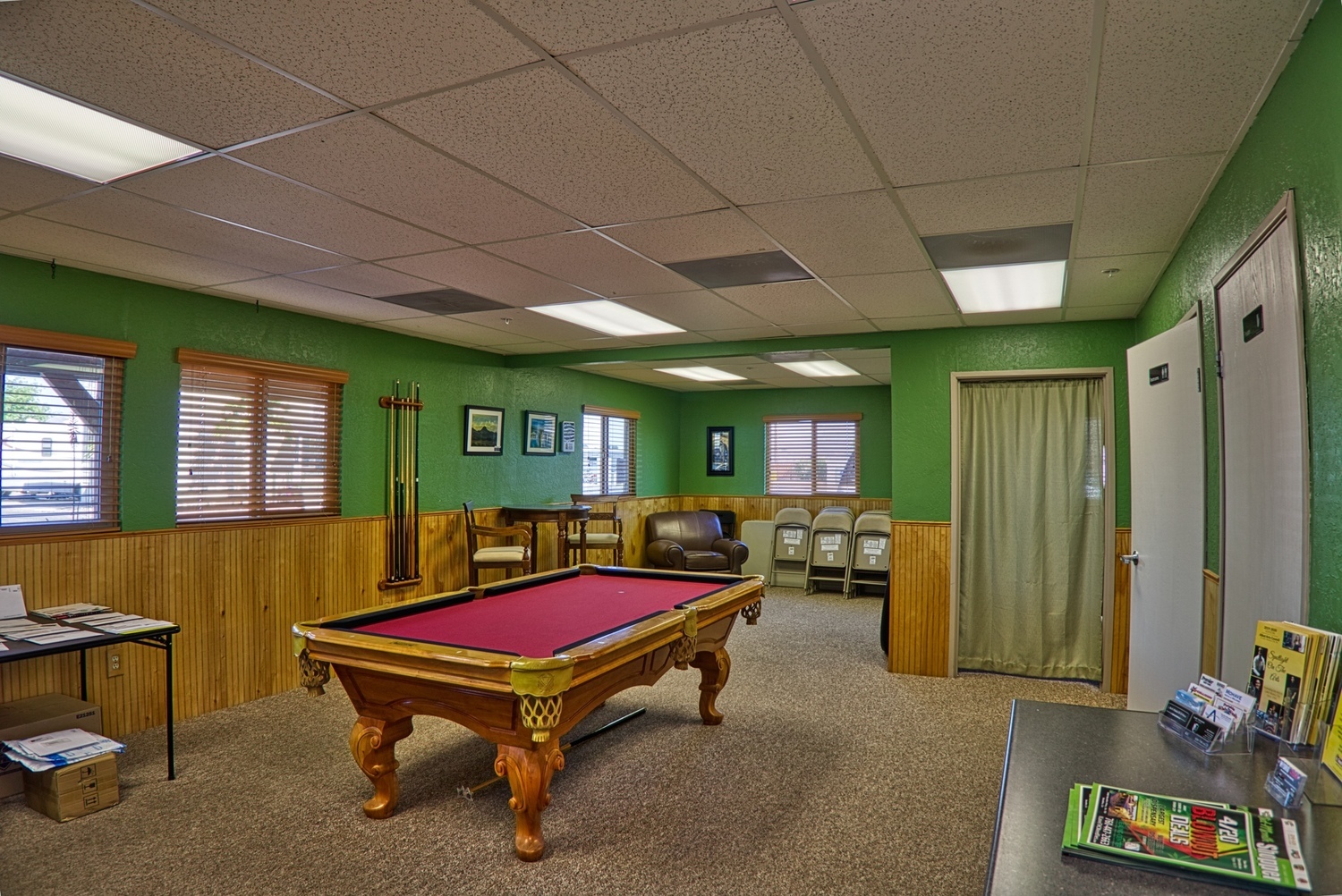 Game room pool table